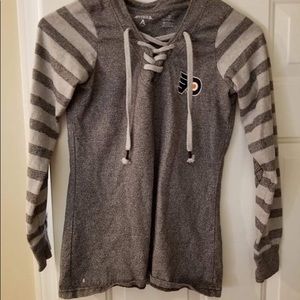 Philadelphia Flyers Women’s Lace-Up Sweater